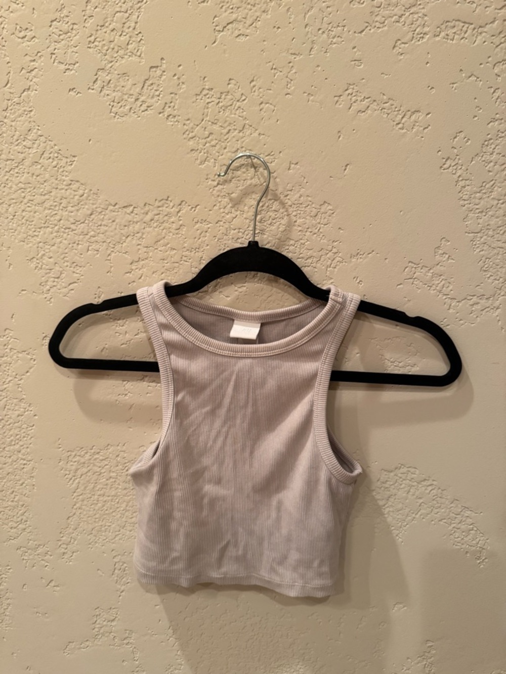 SET OF TWO!!! Ribbed Sleeveless Crop Tank Top - tan and black